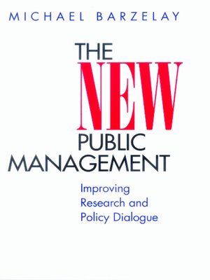 cover image of The New Public Management